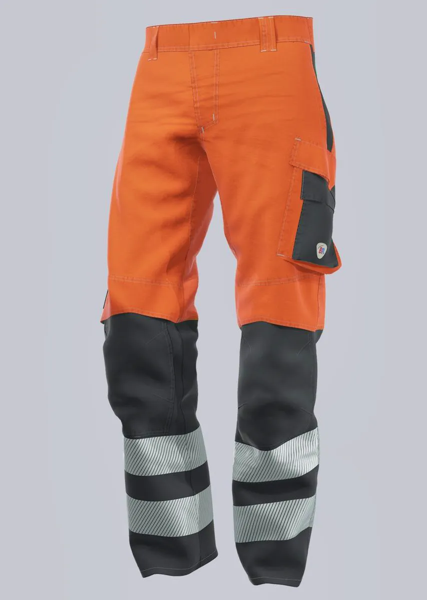 High Vis Oranje/Medium Grijs