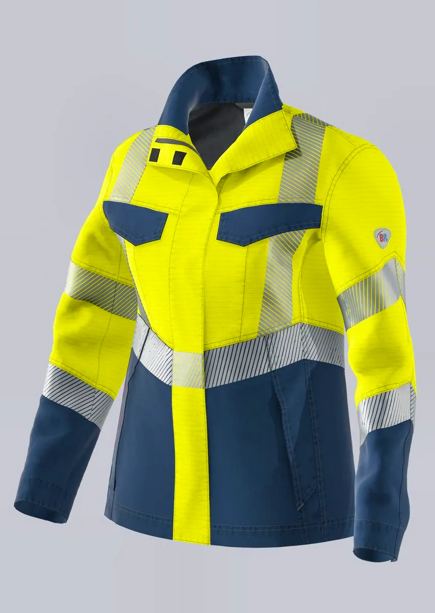 High Vis Geel/Marineblauw
