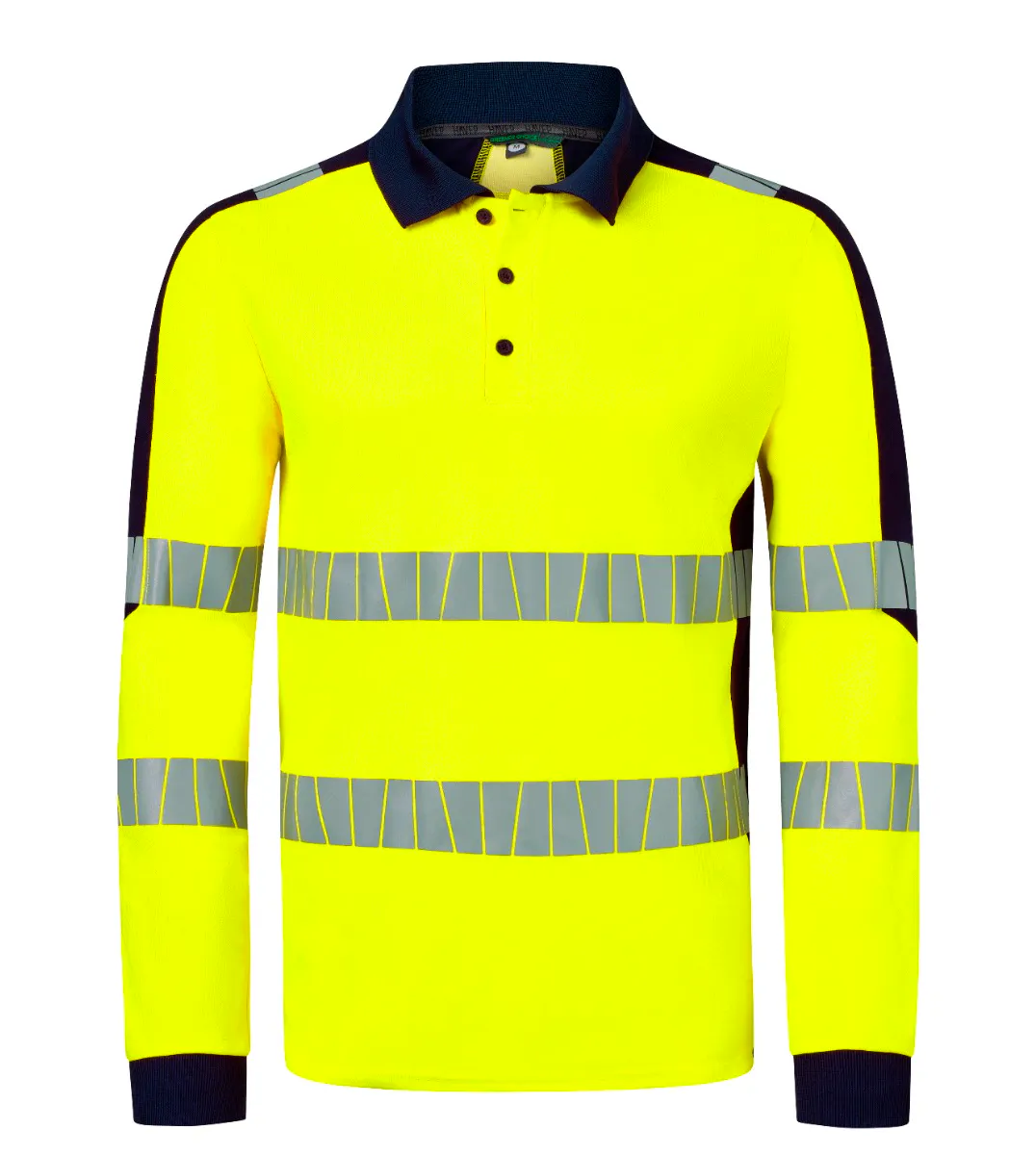 High Vis Geel/Marineblauw