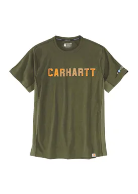 Carhartt 105203 T-Shirts S/S Logo Force Flex Block Regular Fit