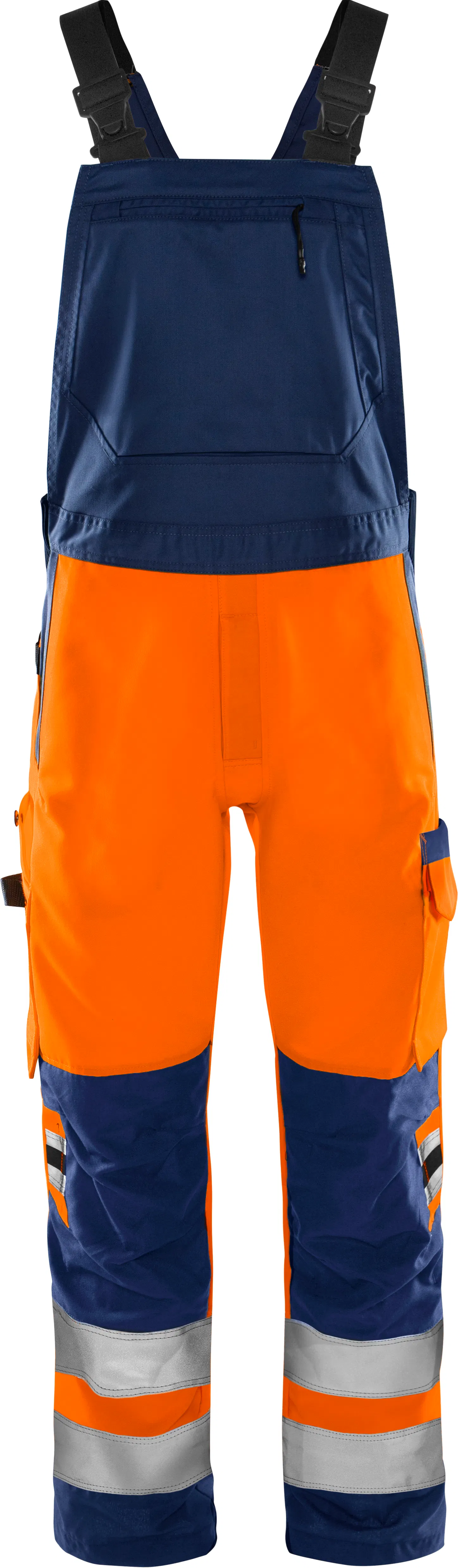 271-Hi-Vis Oranje/Marineblauw