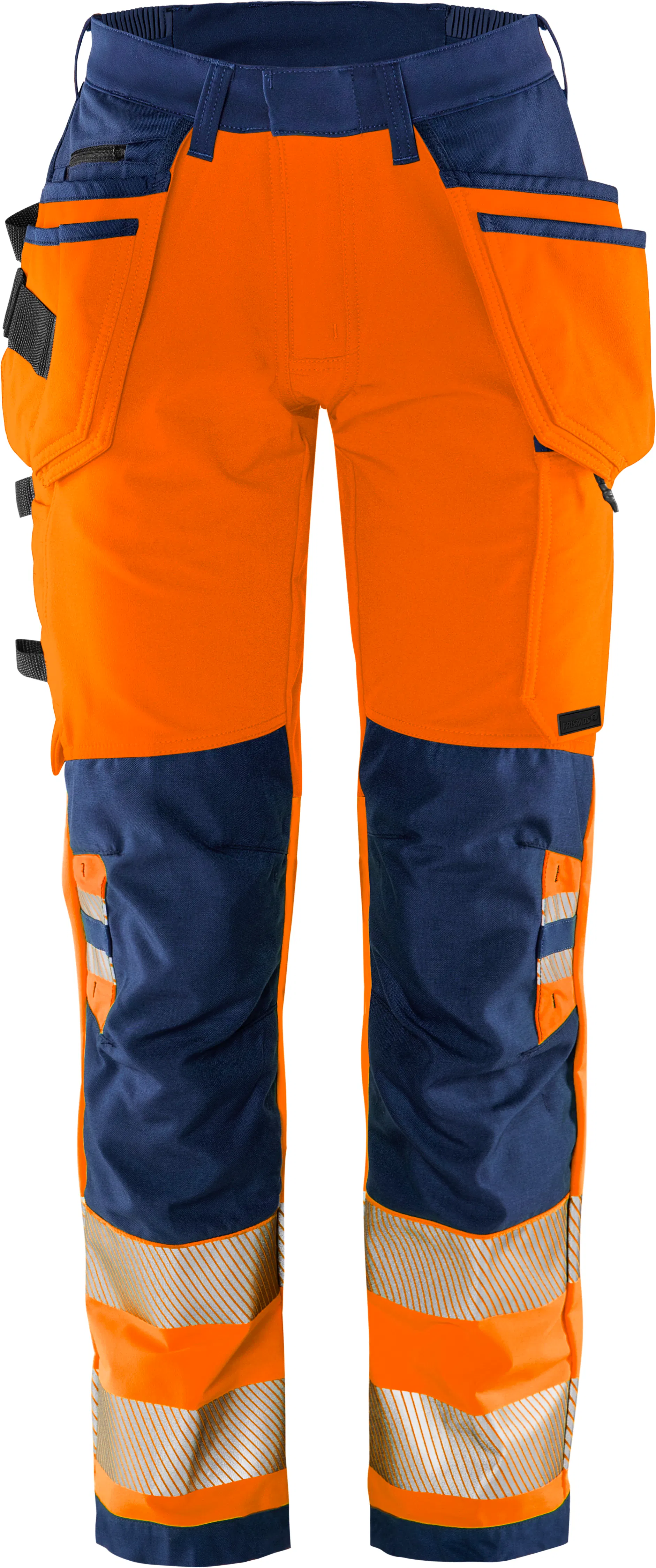 271-Hi-Vis Oranje/Marineblauw
