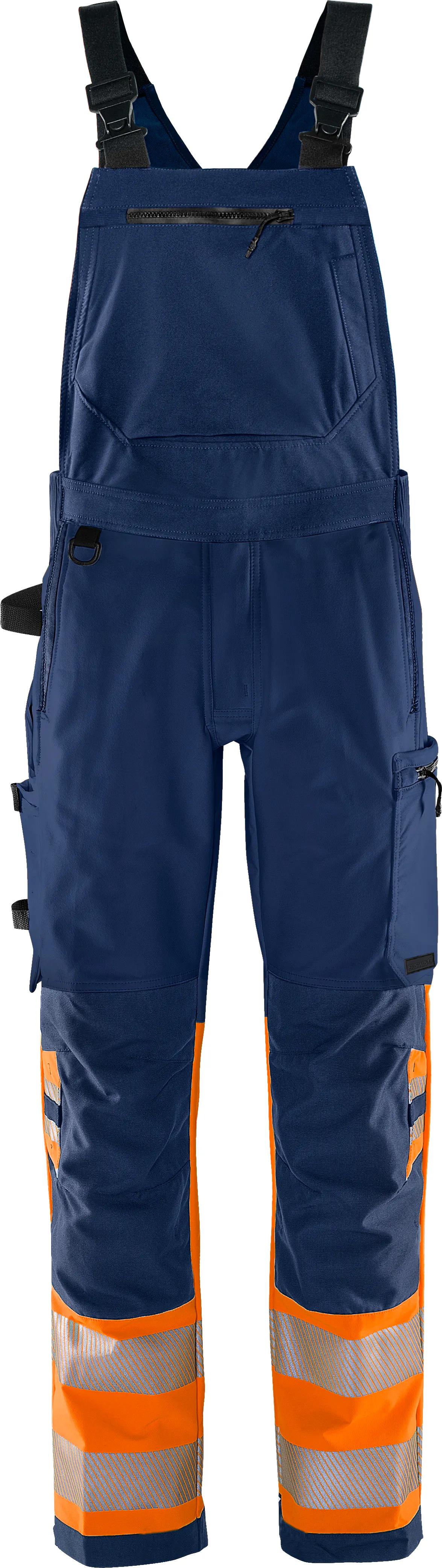 271-Hi-Vis Oranje/Marineblauw
