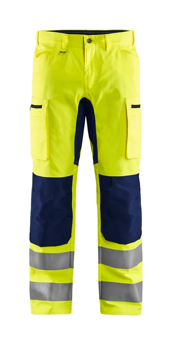 High Vis Geel/Marineblauw