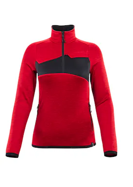 Mascot Accelerate 18053 Fleecetrui Korte Rits Reflecterend Dames