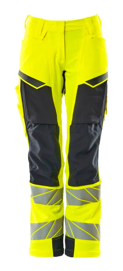 High Vis Geel/Marineblauw