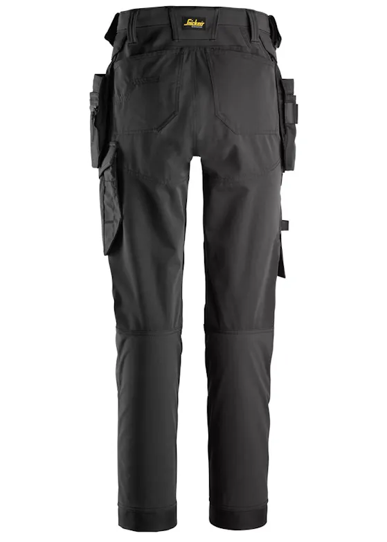 Snickers Workwear 6775 AllroundWork, 4-Way Stretch Dames Werkbroek Met Afneembare Holsterzakken