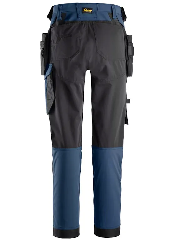Snickers Workwear 6775 AllroundWork, 4-Way Stretch Dames Werkbroek Met Afneembare Holsterzakken