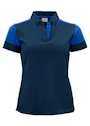 Printer Prime 2265025 Poloshirt Piqué Bicolor Regular Fit Dames miniatuur
