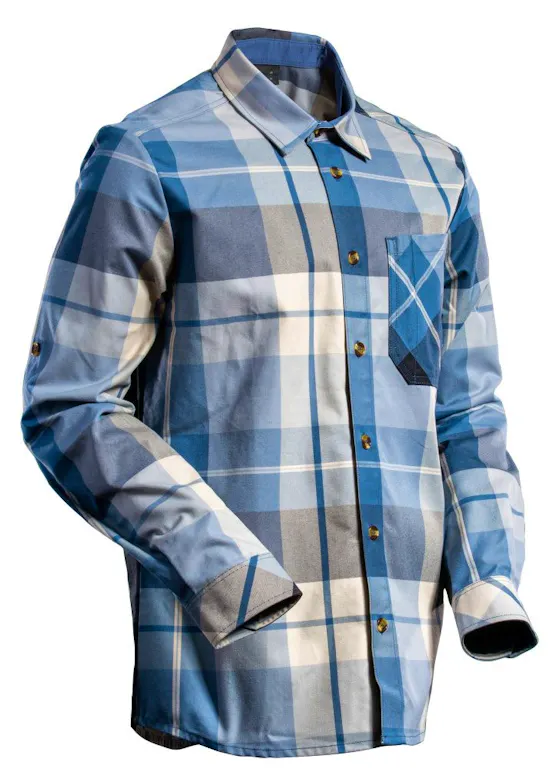 Mascot 22904-446 Flanel Overhemd Geblokt Regular Fit Customized