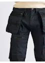 247Jeans Bull Workwear W41 Dark Blue Denim Coated miniatuur