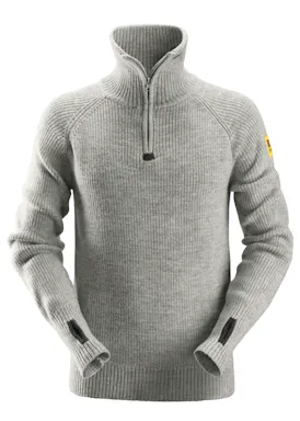 Snickers Workwear 2905 ½-Zip Wollen Sweater Regular Fit