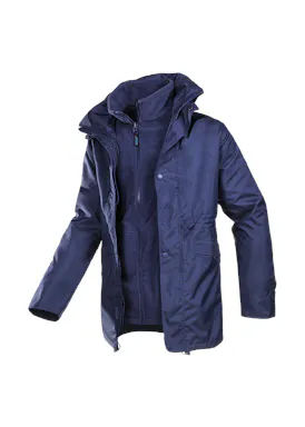 Sioen 3 in 1 Winter Parka met Uitneembare Fleece Jas Crossfield 298AA2NX2