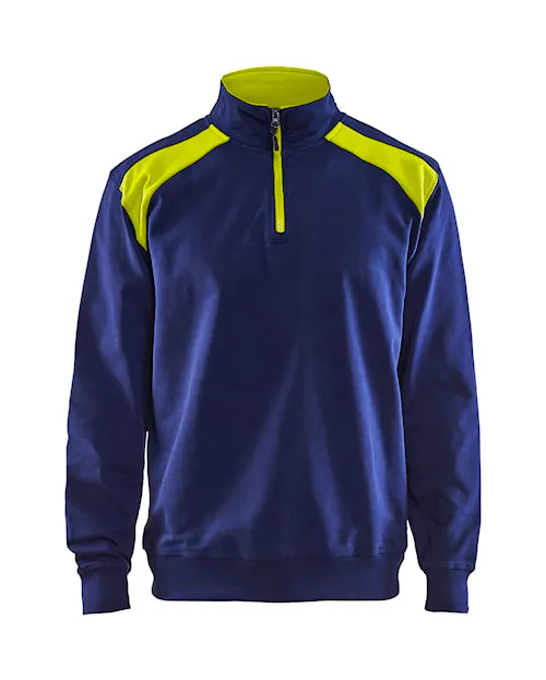 Marineblauw/Geel