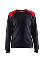 Blåkläder 34081158 Sweatshirt Bi-Colour Regular Fit Dames miniatuur