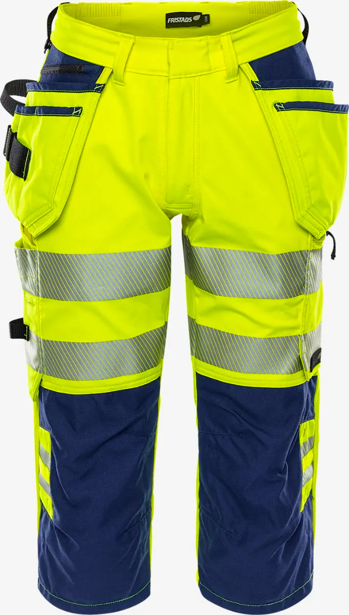 High Vis Geel/Marineblauw