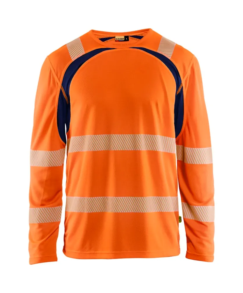 High Vis Oranje/Marineblauw