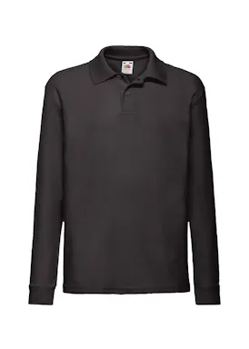Fruit of The Loom 65/35 Poloshirt Long Sleeve Kinderen