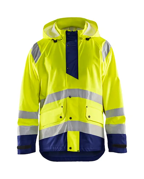 High Vis Geel/Marineblauw