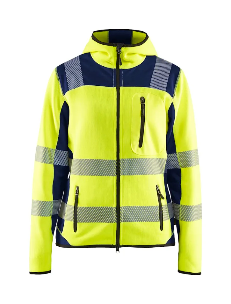 High Vis Geel/Marineblauw