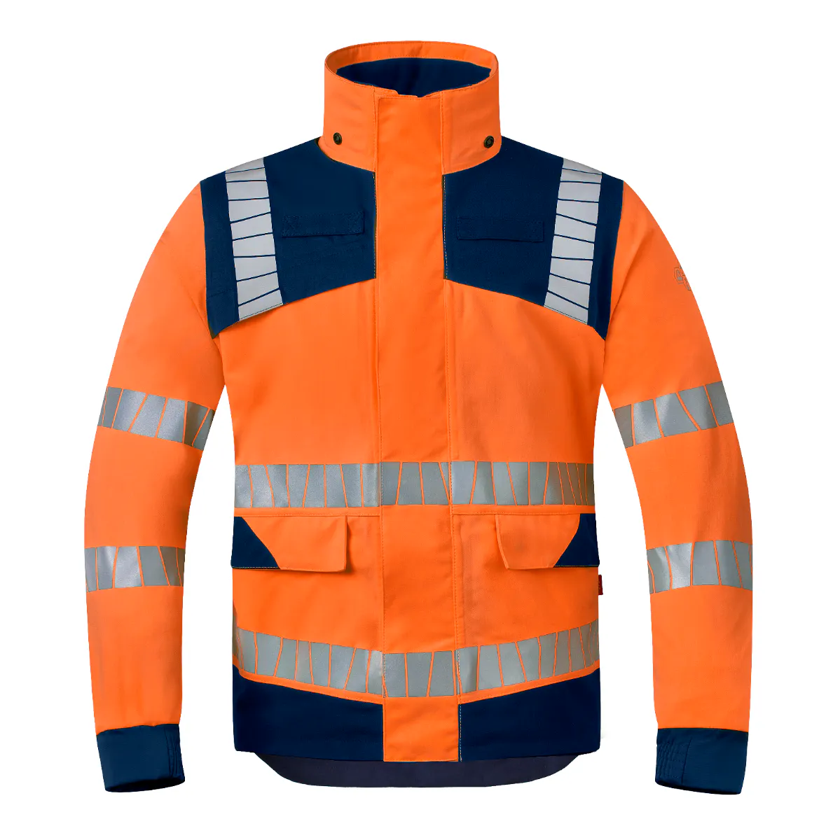 High Vis Oranje/Marineblauw