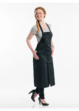 Chaud Devant 4-Pockets Zwart Schort