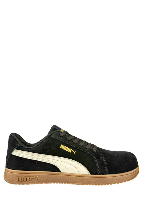 Puma Iconic Zwart/Gum Laag S1PL ESD FO HRO SR