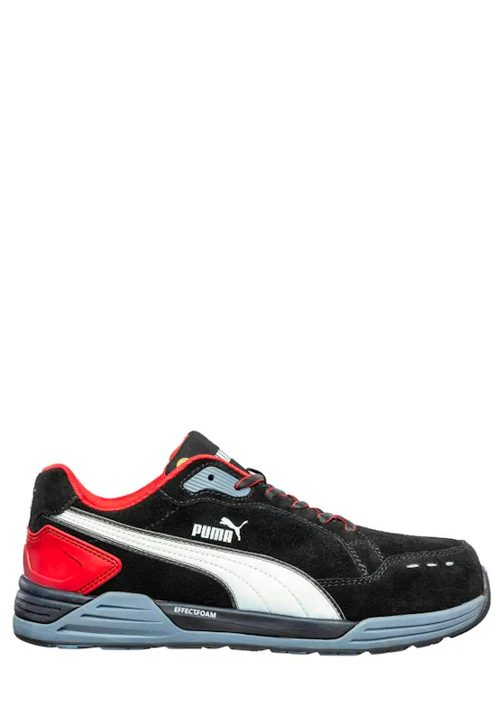 Puma Airtwist Black/Red Low Werkschoen S3 ESD HRO SRC