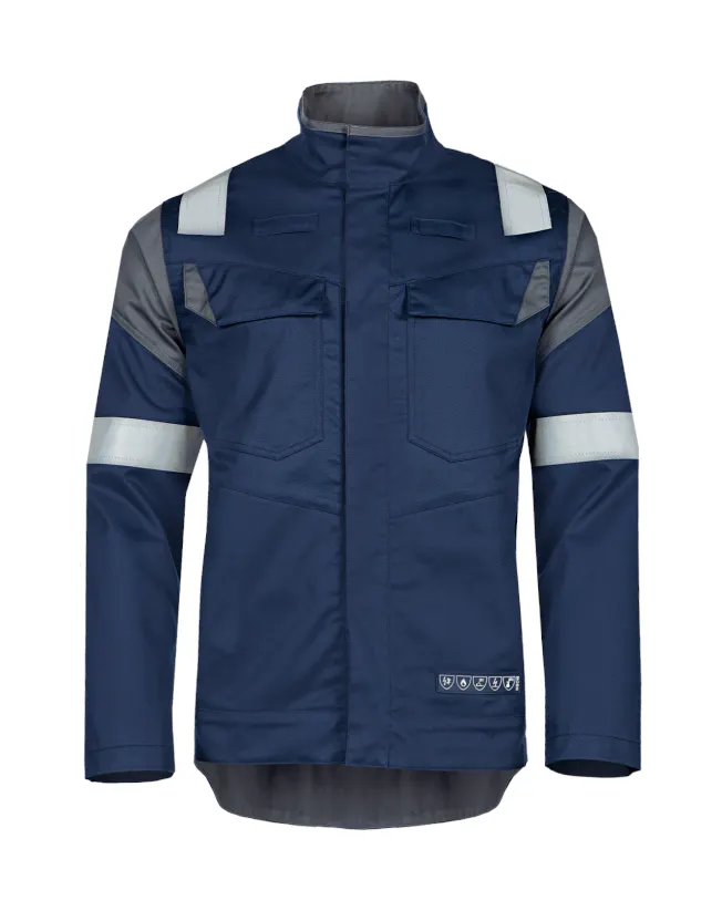 Marineblauw/grijs