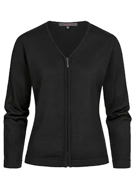 Greiff 6052 Vest Met Ritssluiting Regular Fit Dames Essentials - Strick