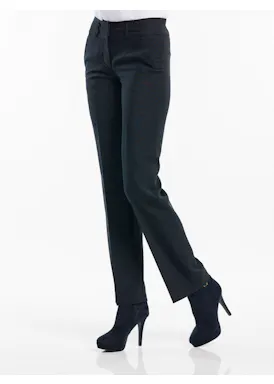 Chaud Devant Dames Zwart Pantalon