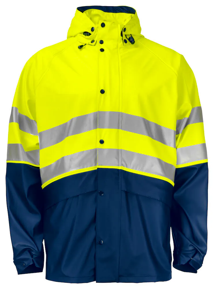 High Vis Geel/Marineblauw
