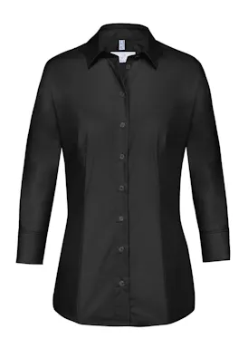 Greiff 6517 Blouse Driekwart Mouw Regular Fit Dames Essentials - Basic