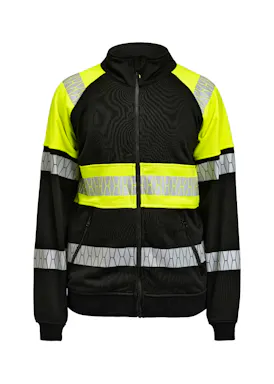 Jobman 5225 Sweatshirt Full-Zip Hi-Vis Reflecterend