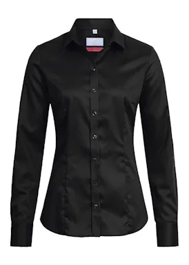 Greiff 6560 Blouse Kent-Kraag Slim Fit Dames Essentials - Premium