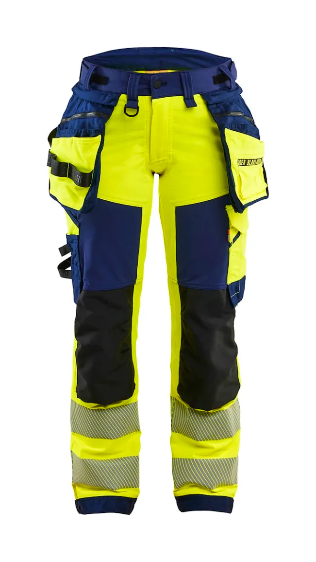 High Vis Geel/Marineblauw
