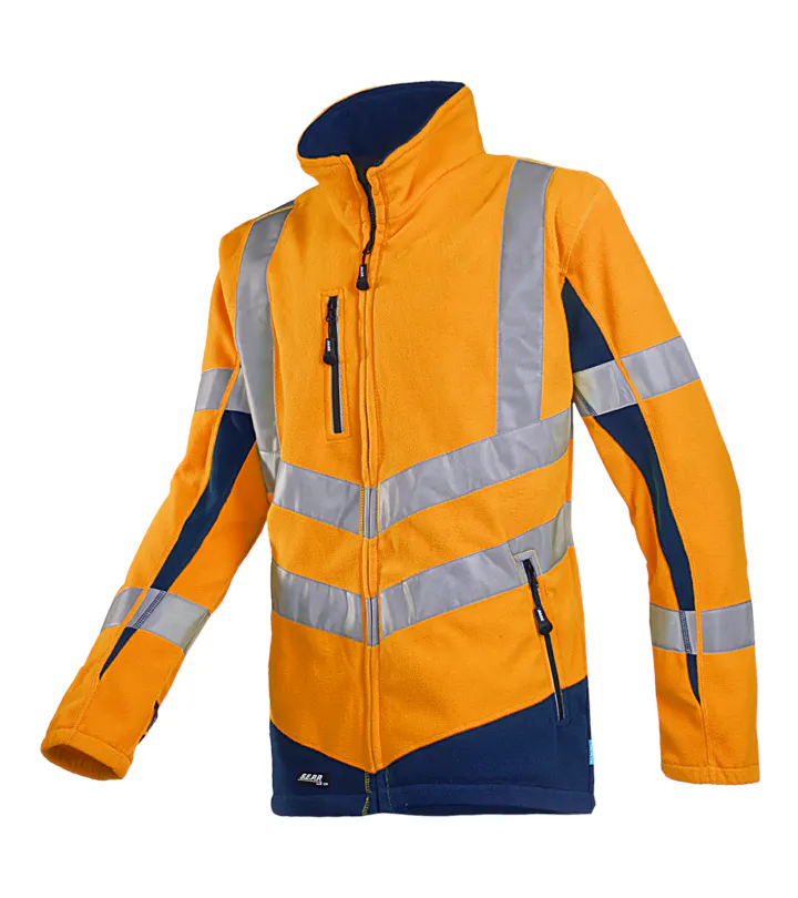 High Vis Oranje/Marineblauw