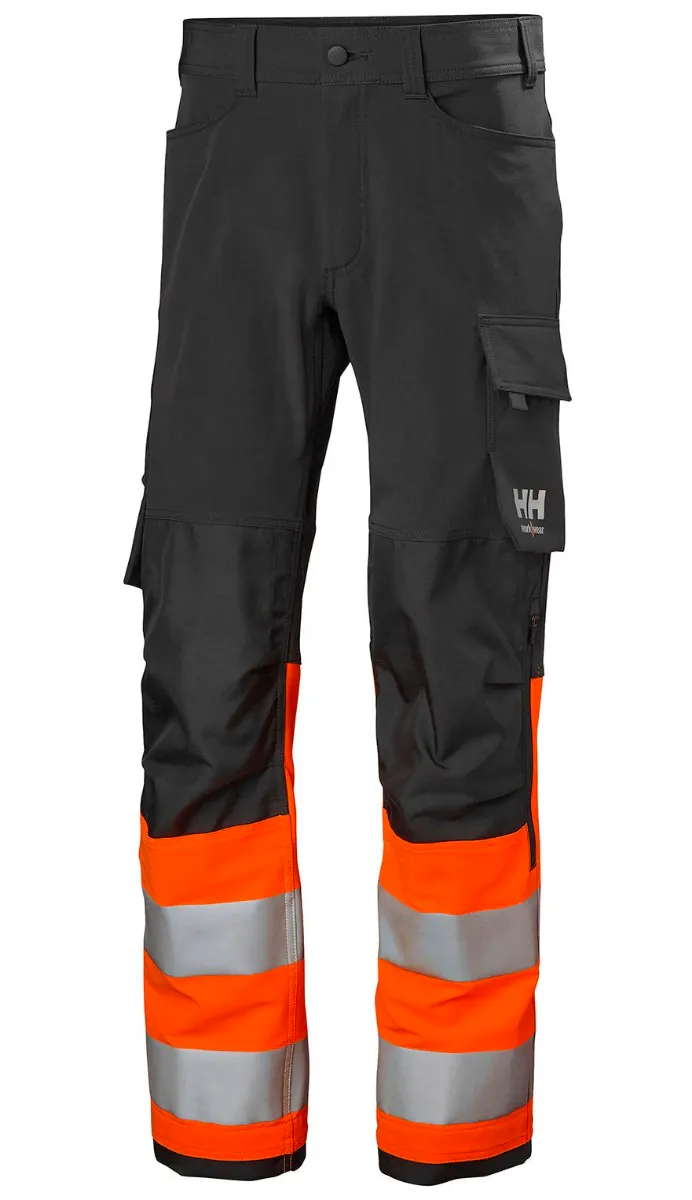 High Vis Oranje/Medium Grijs