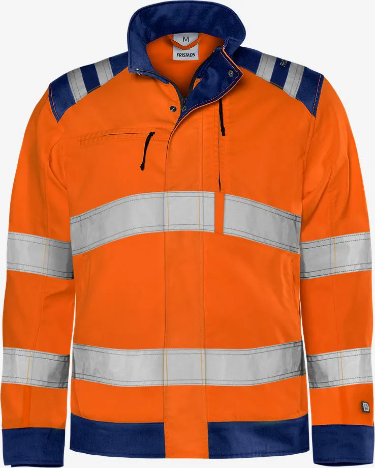 271-Hi-Vis Oranje/Marineblauw