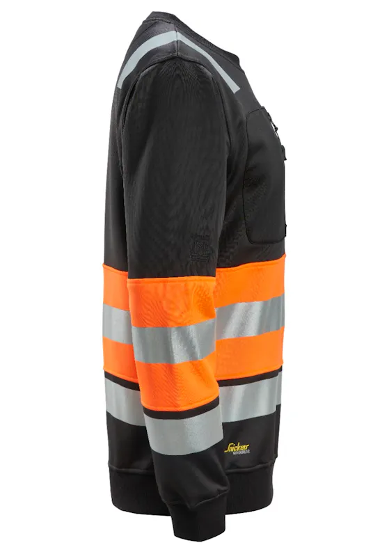 Snickers 8031 Sweatshirt High-Vis Klasse 1 Reflecterend