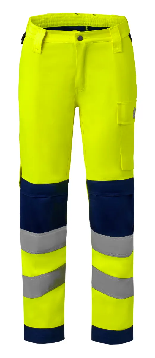 High Vis Geel/Marineblauw