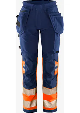 Fristads Stiby High Vis Green werkbroek dames stretch klasse 1 2663 GSTP