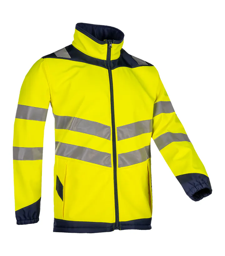 High Vis Geel/Marineblauw