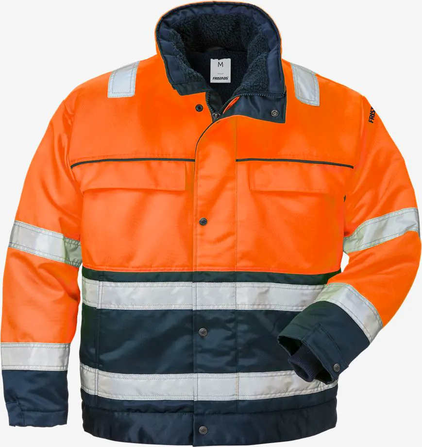 271-Hi-Vis Oranje/Marineblauw