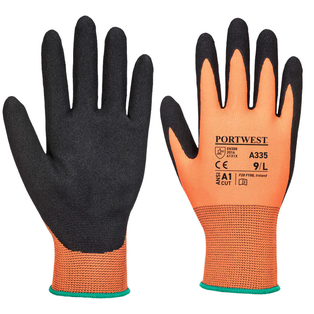Oranje/zwart