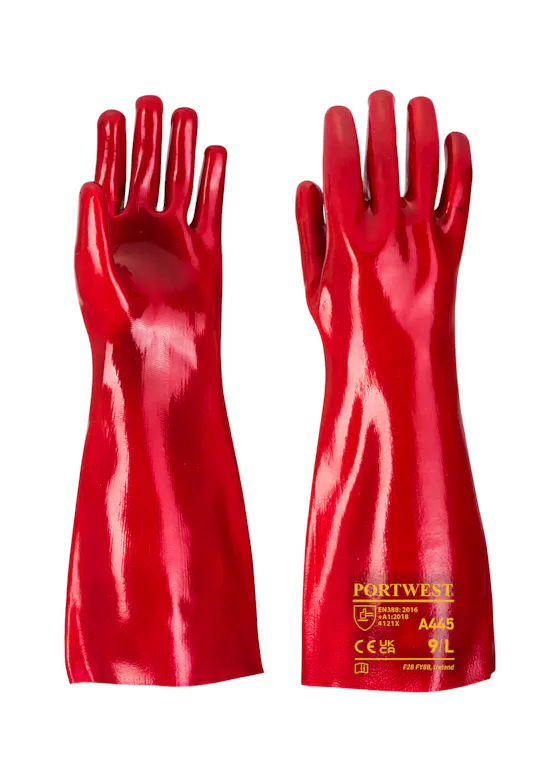 Portwest Grip 12 PVC Gauntlet 45cm