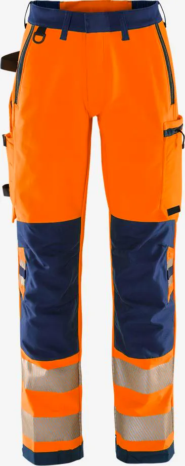 271-Hi-Vis Oranje/Marineblauw