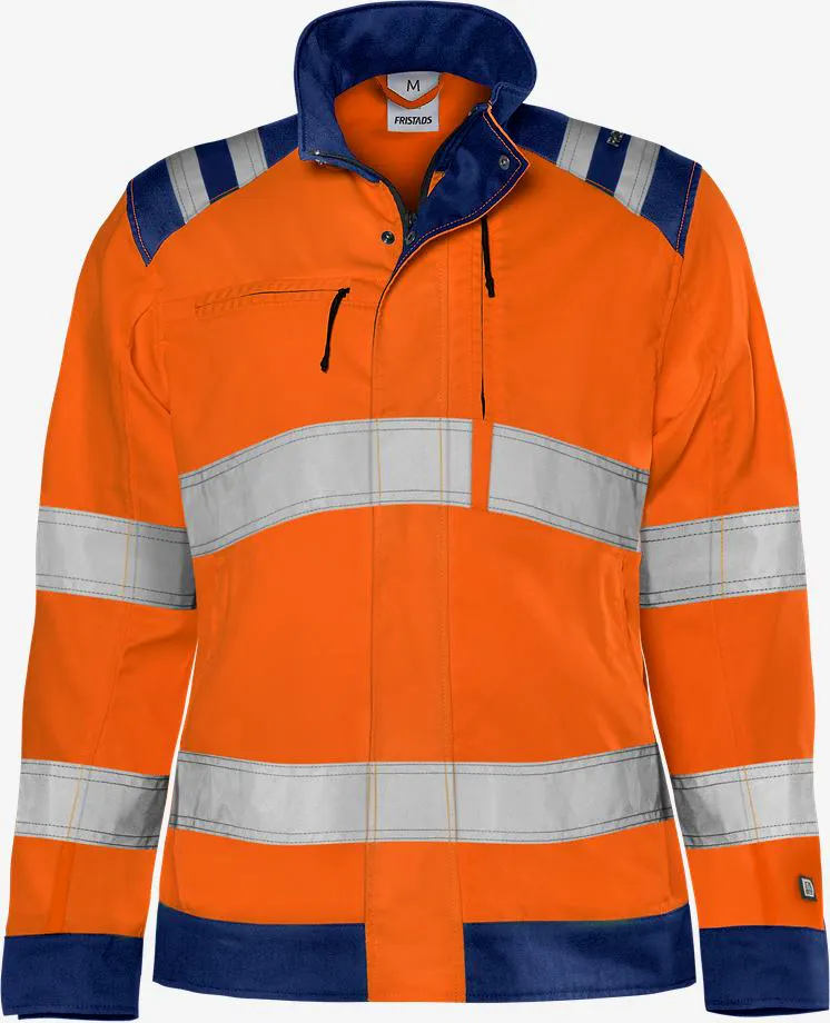 271-Hi-Vis Oranje/Marineblauw