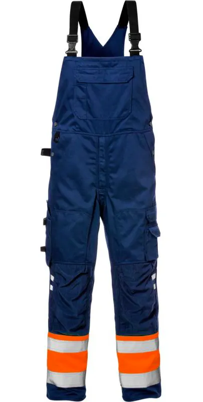 271-Hi-Vis Oranje/Marineblauw
