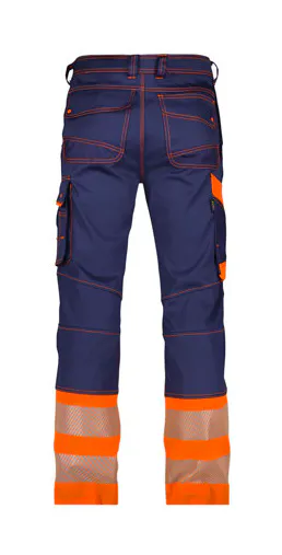 Marineblauw/Fluo Oranje
